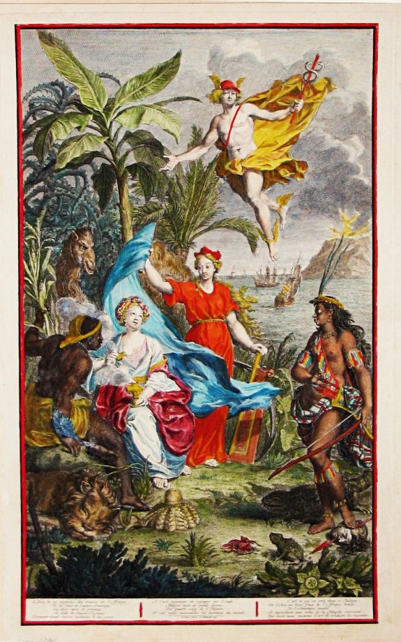 Chatelain, A., L' Asie?l' Afrique..l' Amerique., antique map, old maps