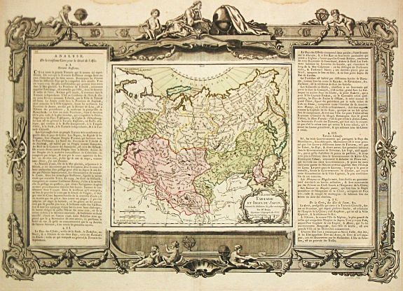Brion de la Tour, L. / Desnos, L.Ch., Grande Tartarie et Isles du Japon., antique map, old maps