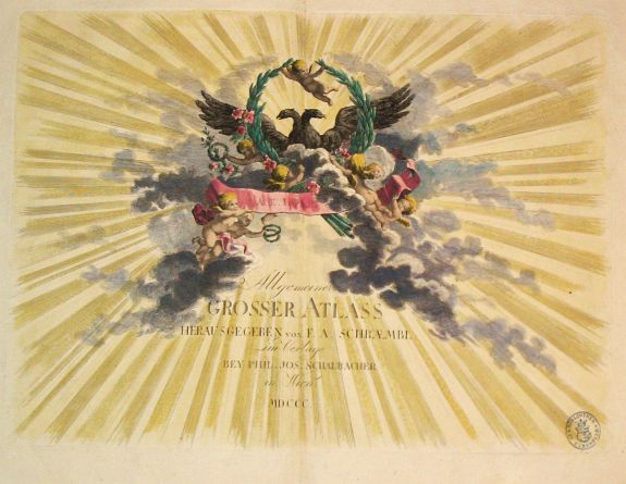 Schraemble, F.A., Allgemeiner Grosser Atlas, 1800., antique map, old maps