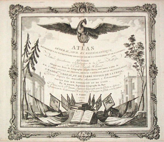 Brion de la Tour, L., Atlas Général, Civil et Eccléstistique., antique map, old maps