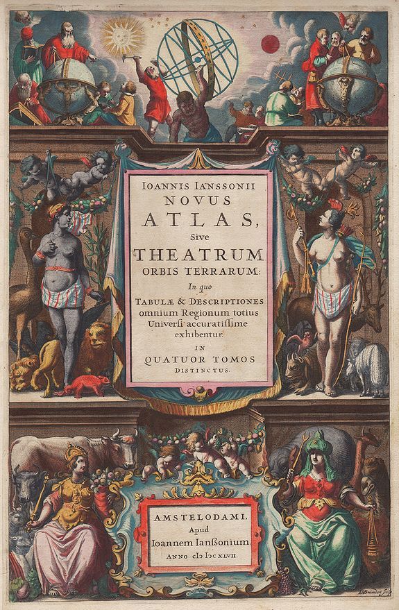 JANSSON, J., Ioannis Ianssonni Novus Atlas, …, antique map, old maps
