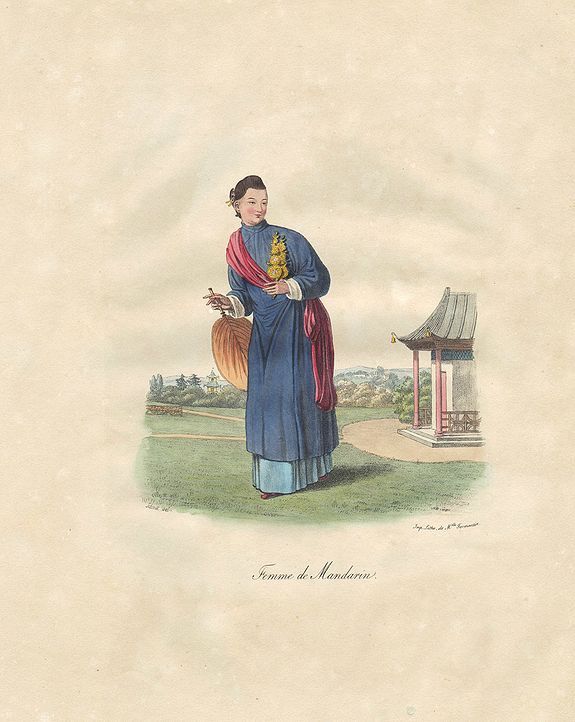 MALPIERE, D. BAZIN DE, Femme de Mandarin., antique map, old maps