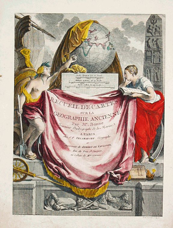 Bonne, R. / C.F. Delamarche., Recueil de Carte sur la Geographie Ancienne., antique map, old maps