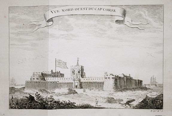 ANONYMOUS, Vue nord ouest du Cap Corse., antique map, old maps