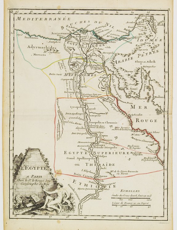 LE ROUGE,G.L., L'Egypte., antique map, old maps