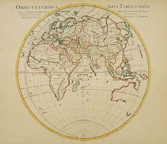 COVENS, J. / MORTIER, C., Orbis veteribus noti Tabula nova., antique map, old maps