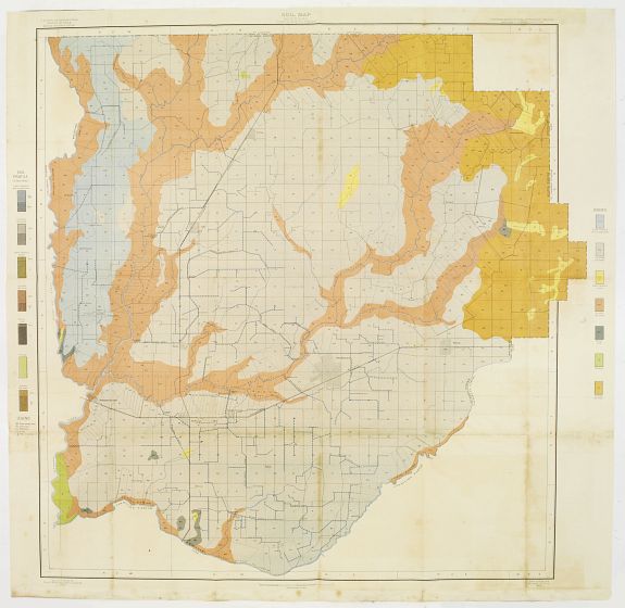 U.S. DEPT. OF ARGICULTURE, Soil map - Louisiana, Acadia Parish sheet., antique map, old maps
