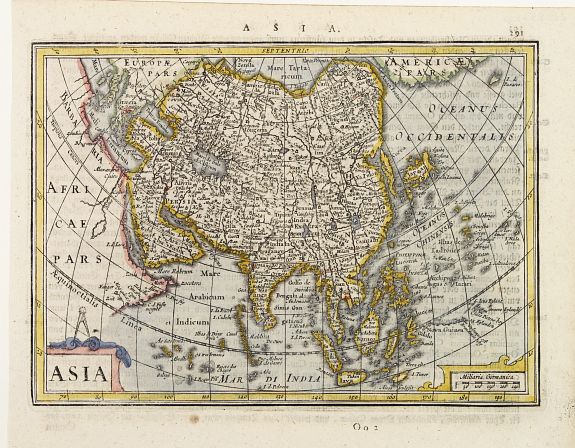 JANSSONIUS,J., Asia., antique map, old maps