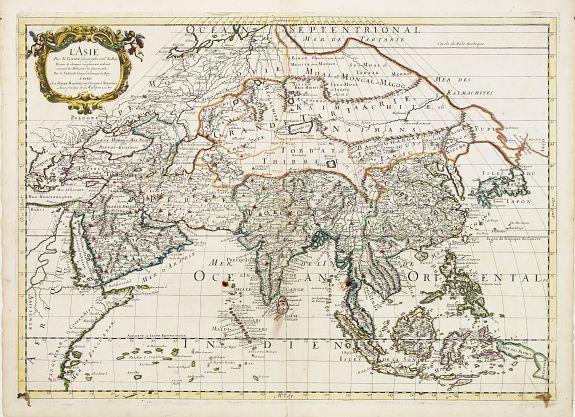 SANSON,N./ MARIETTE,P., L'Asie., antique map, old maps