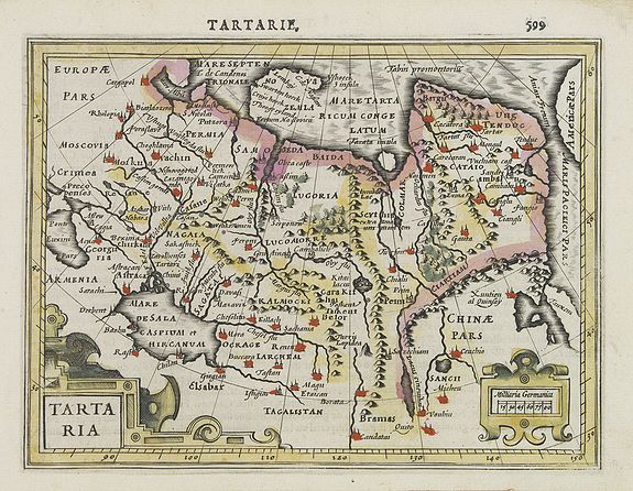 MERCATOR, G. / HONDIUS, J., Tartaria., antique map, old maps