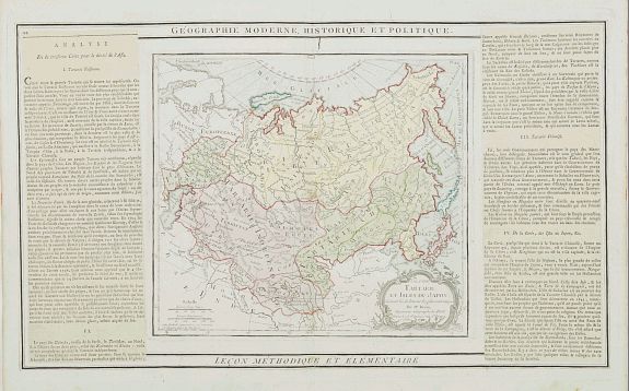DESNOS / BRION, Grande Tartarie et Isles du Japon Suivant les rélations les plus authentiques. . ., antique map, old maps