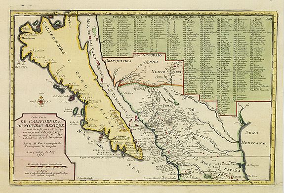 DE FER,N., Cette Carte de Californie et du Nouveau Mexique. . ., antique map, old maps