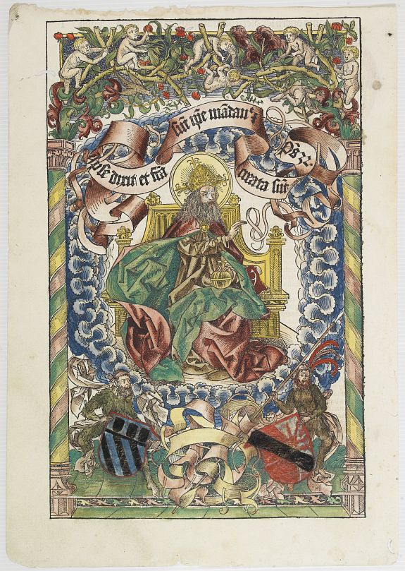 SCHEDEL, H., Page from Nurnberg Chronicle, 1493, antique map, old maps