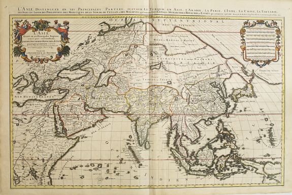 SANSON,N/ JAILLOT,A.H., L'Asie.., antique map, old maps
