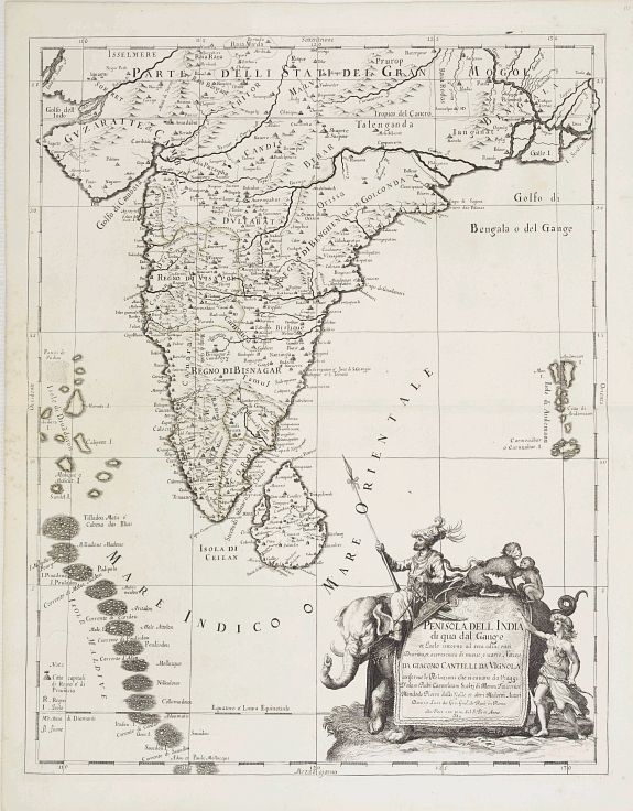 DE ROSSI,G., Penisola dell India di là dal Gange et Isole intorno ad essa adiacenti.., antique map, old maps