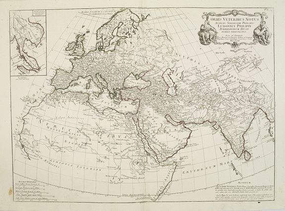 SANTINI, P. / REMONDINI, M., Orbis Veteribus Notus Auspiciis Serenissimi Principis.., antique map, old maps