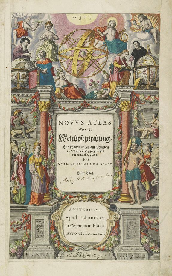 BLAEU,W. & J., Title page from