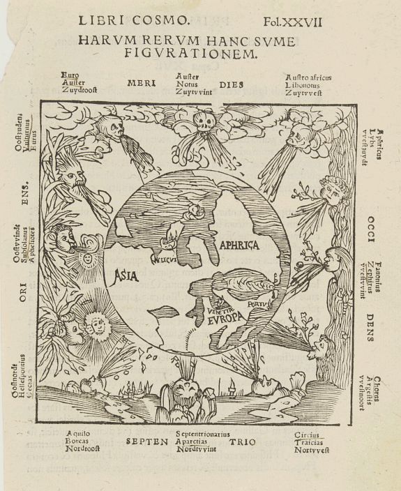APIANUS, P. / FRISIUS., [Old world], antique map, old maps