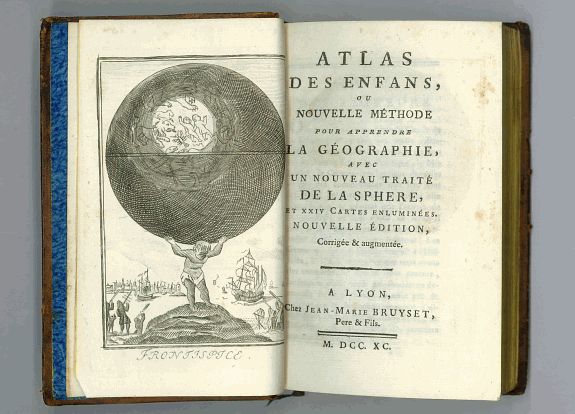 ATLAS DES ENFANS, ou nouvelle méthode pour apprendre la géographie,.., antique map, old maps