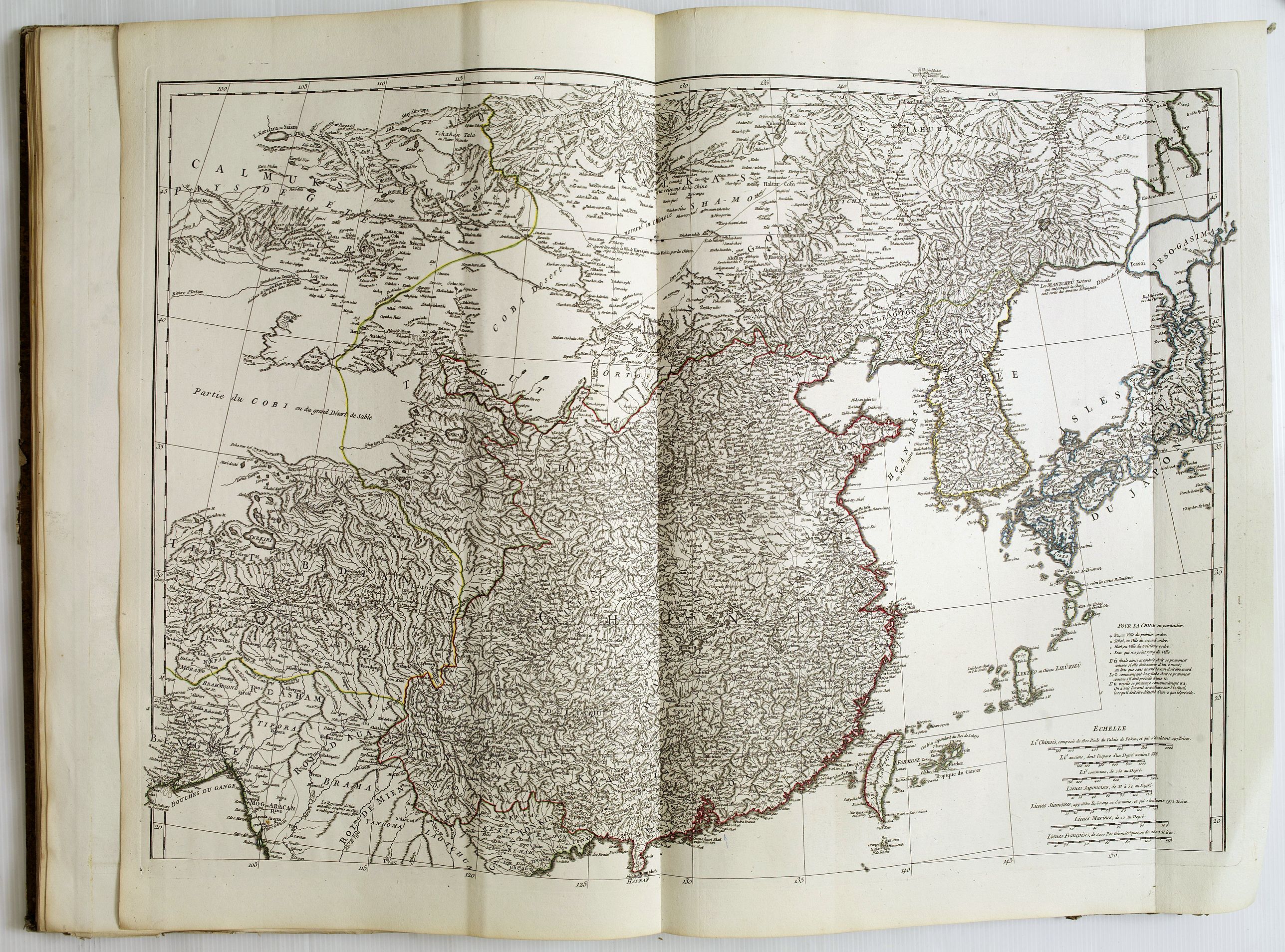 ANVILLE (Jean Baptiste Bourguignon d', Atlas in elephant folio., antique map, old maps