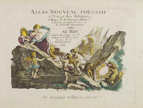 CREPY.,  [Title page] Atlas Nouveau portatif � l'Usage des Militaires College et du Voyageur. Tome Ier . . ., antique map, old maps