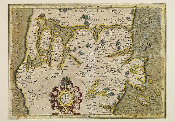 MERCATOR, G. / HONDIUS, J.,  Ivtia Septentrionalis. . ., antique map, old maps