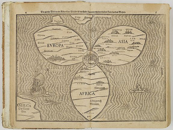BÜNTING, H., Itinerarium Sacrae Scripturae. Das ist: Ein Reisebuch uber die gantze heilige Schrifft. Zuvor gemehret mit einem Büchlein De monetis et mensuris. . ., antique map, old maps