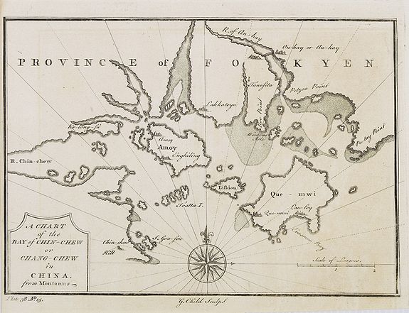 CHILD, G., PROVINCE OF FOKYEN A chart of the Bay of Chin-Chew or Chang-Chew in China., antique map, old maps