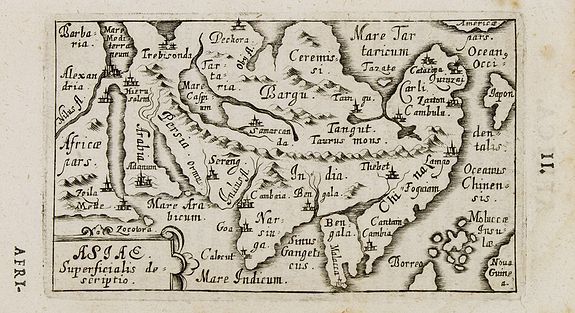 BUCELINI, G., Asiae Superficialis descriptio., antique map, old maps