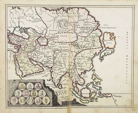 WEIGEL,C., Asia Vetus per Christoph Weigelium. . ., antique map, old maps