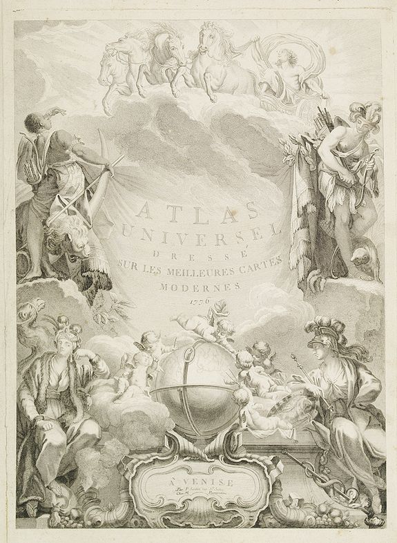 SANTINI, P. / REMONDINI, M., Atlas Universel dressé sur les meilleures cartes modernes., antique map, old maps