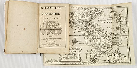 DE FER, N. / DANET, Introduction a la Geographie.., antique map, old maps