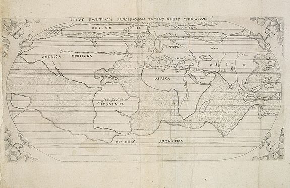 TORNIELLO, A, Situs partium praecipuarum totius terrarum., antique map, old maps