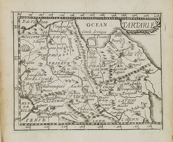 DU VAL, P., Tartarie., antique map, old maps