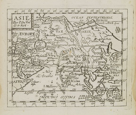 DU VAL, P., Asie., antique map, old maps