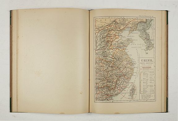 WERNER, R. P. O., Atlas des Missions Catholiques., antique map, old maps