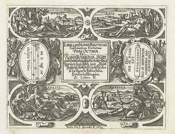 MEISNER, D., LibellusNovus Politicus . . . Pars Octava . . ., antique map, old maps