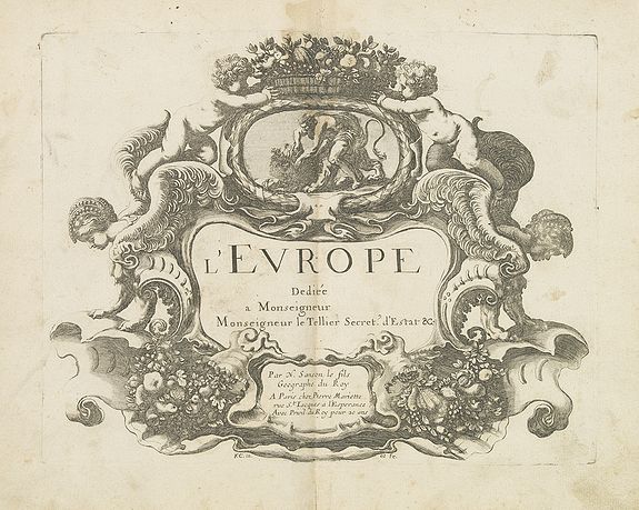 SANSON, N., L'Europe . . ., antique map, old maps