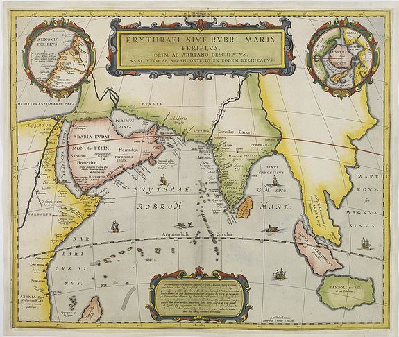 ORTELIUS, A. / JANSSONIUS, J., Erythraei sive rubri Maris Periplus. . ., antique map, old maps