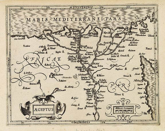 MERCATOR, G. / HONDIUS, J., Aegyptus., antique map, old maps