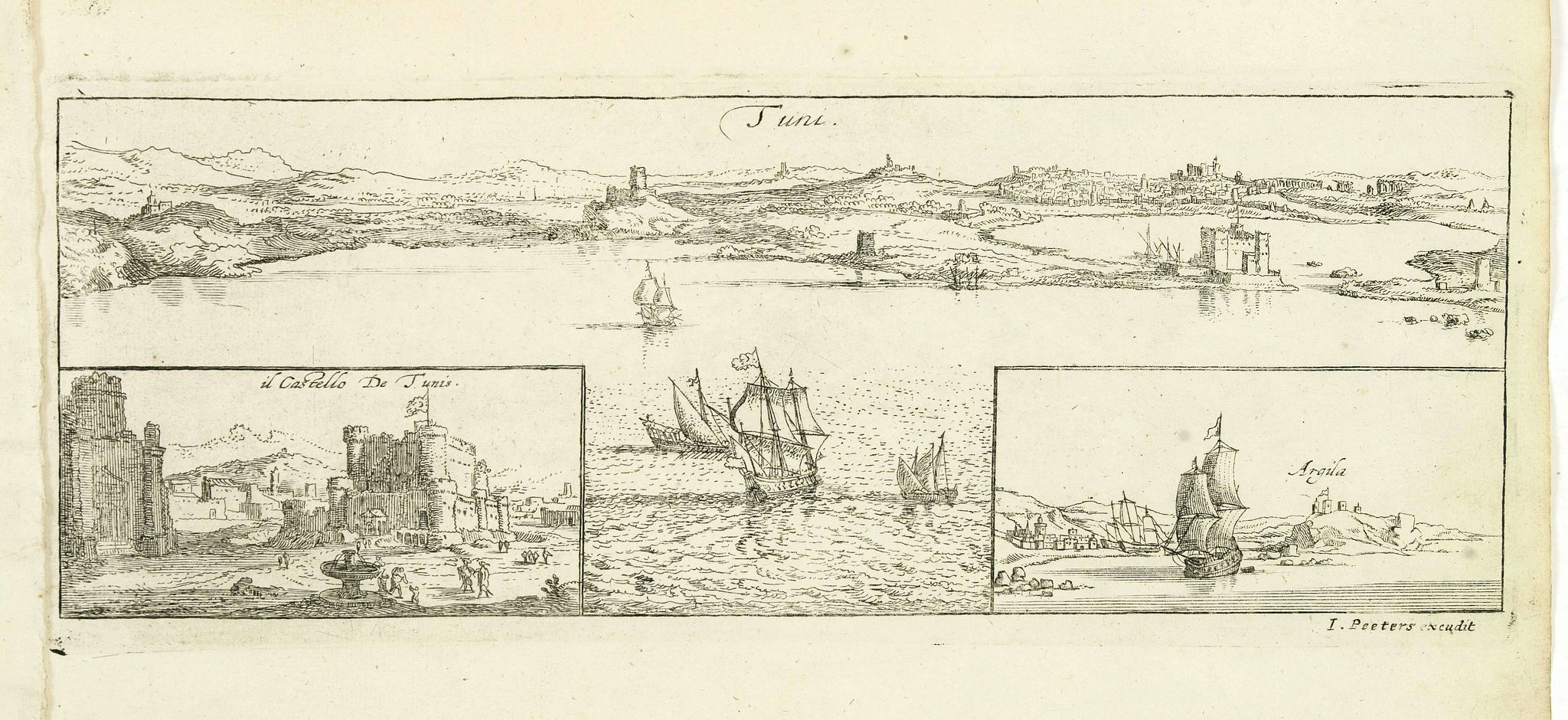 PEETERS, J. / BOUTTATS, G., Tuni, antique map, old maps