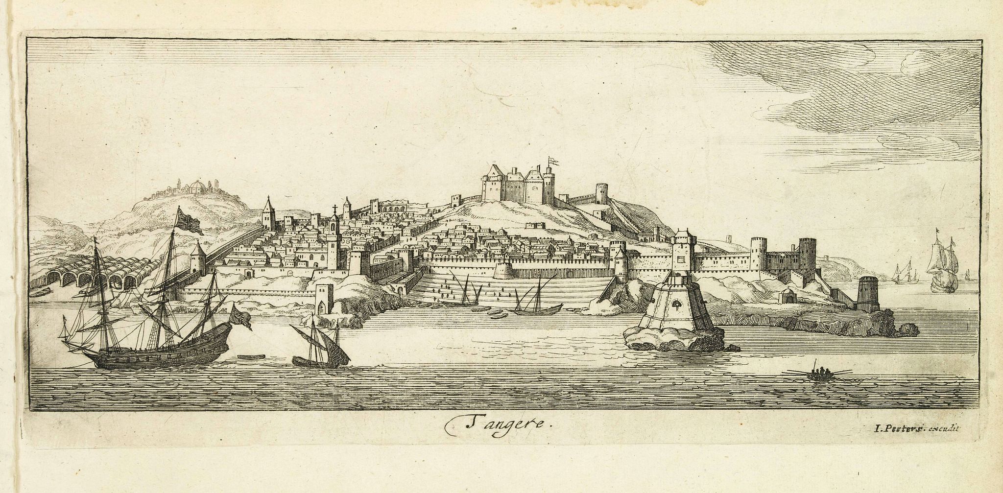 PEETERS, J. / BOUTTATS, G., Tangere., antique map, old maps