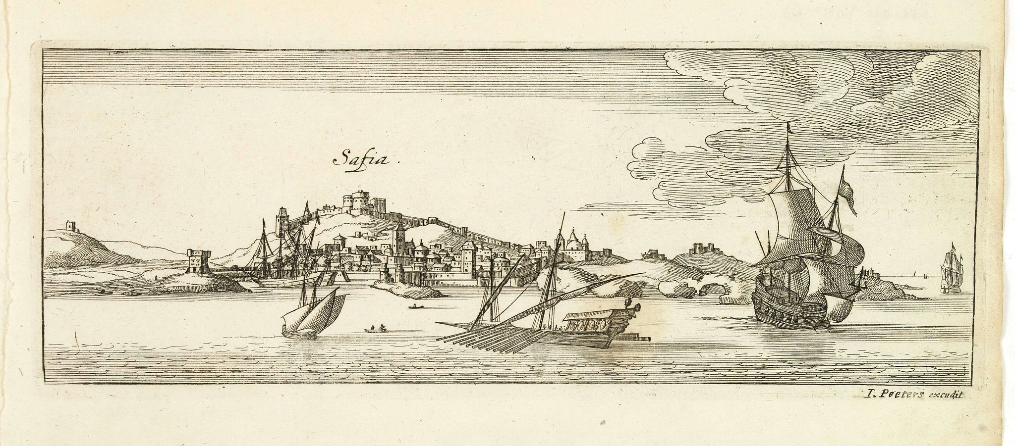 PEETERS, J. / BOUTTATS, G., Safia., antique map, old maps