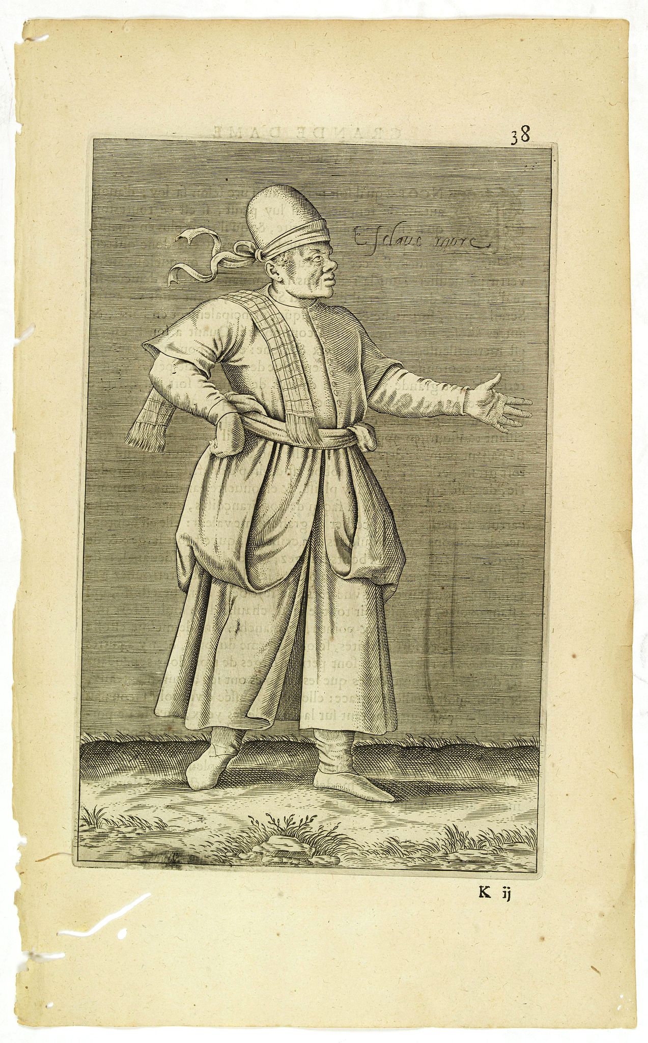 NICOLAS DE NICOLAY, Thomas Artus (sieur d'Embry)., Esclave More. (38), antique map, old maps