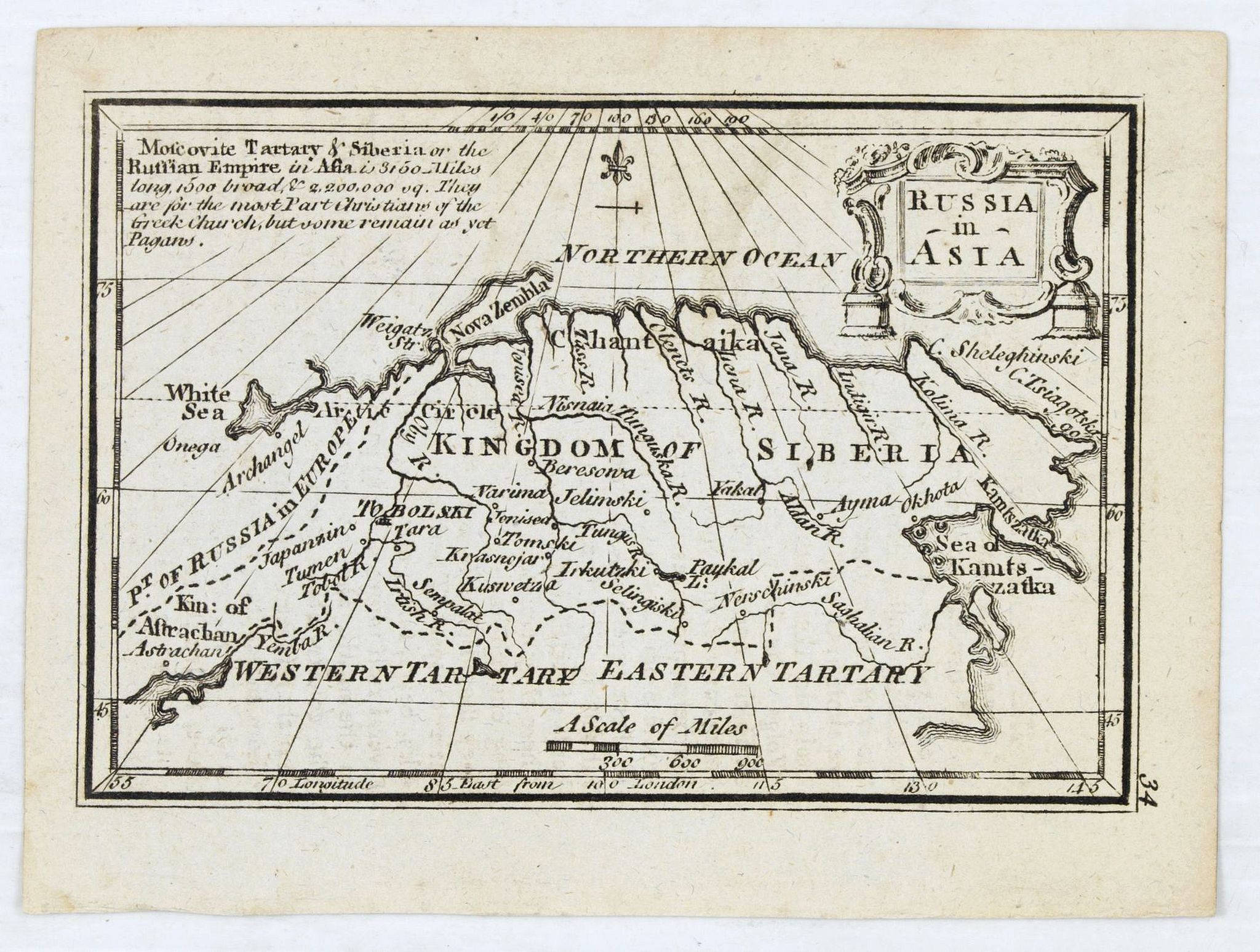 GIBSON, J., Asia., antique map, old maps