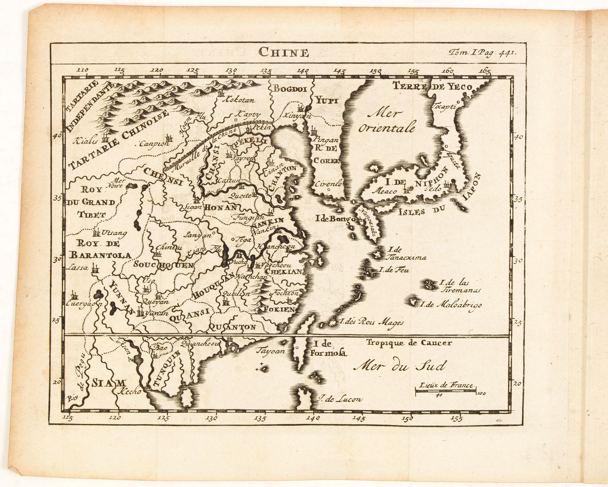 L'ISLE, G. de. (after), Chine., antique map, old maps