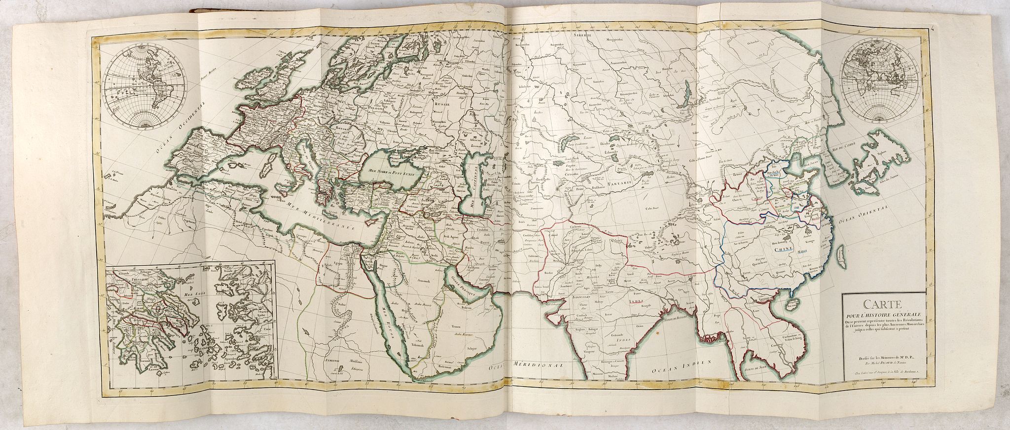 DUPRÉ., Les Revolutions de l'Univers., antique map, old maps