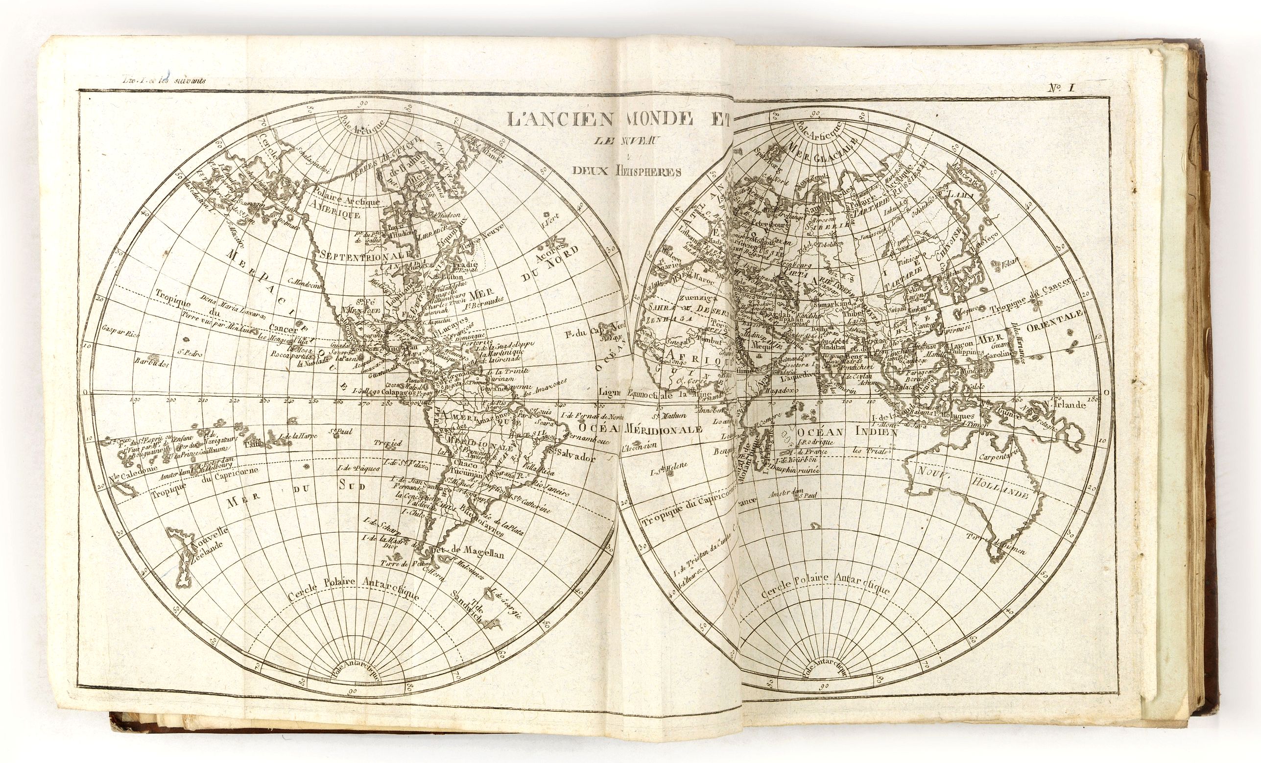 RAYNAL, G.-Th., Atlas de Toutes les Parties Connues du Globe Terrestre, dressé pour l'Histoire Philosophique & Politique des Etablissemens & du Commerce des Européens dans les deux Indes., antique map, old maps