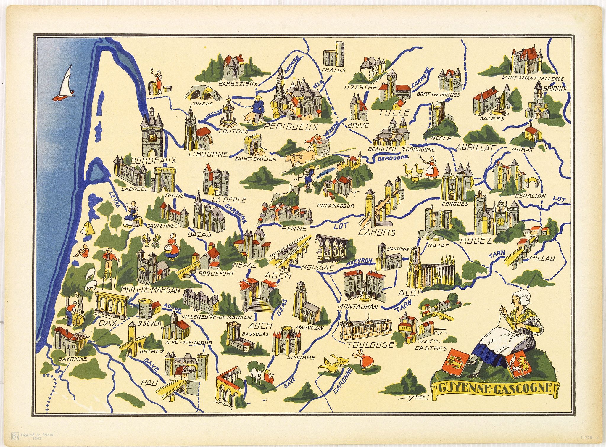 JYLBERT, La Réunion., antique map, old maps
