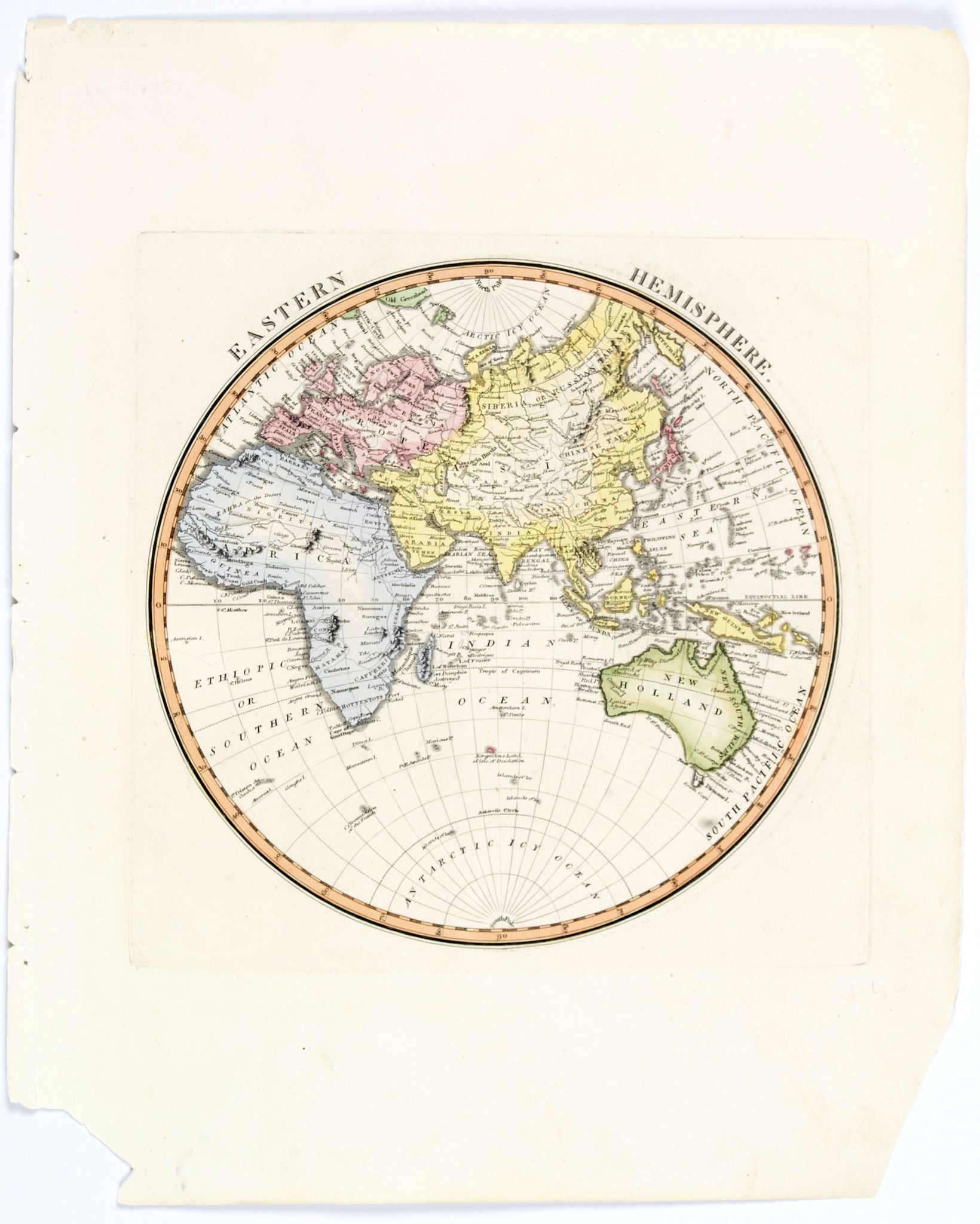 LUCAS, Fielding Jr., Eastern Hemisphere., antique map, old maps